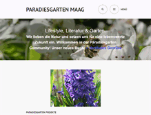 Tablet Screenshot of paradiesgarten.eu